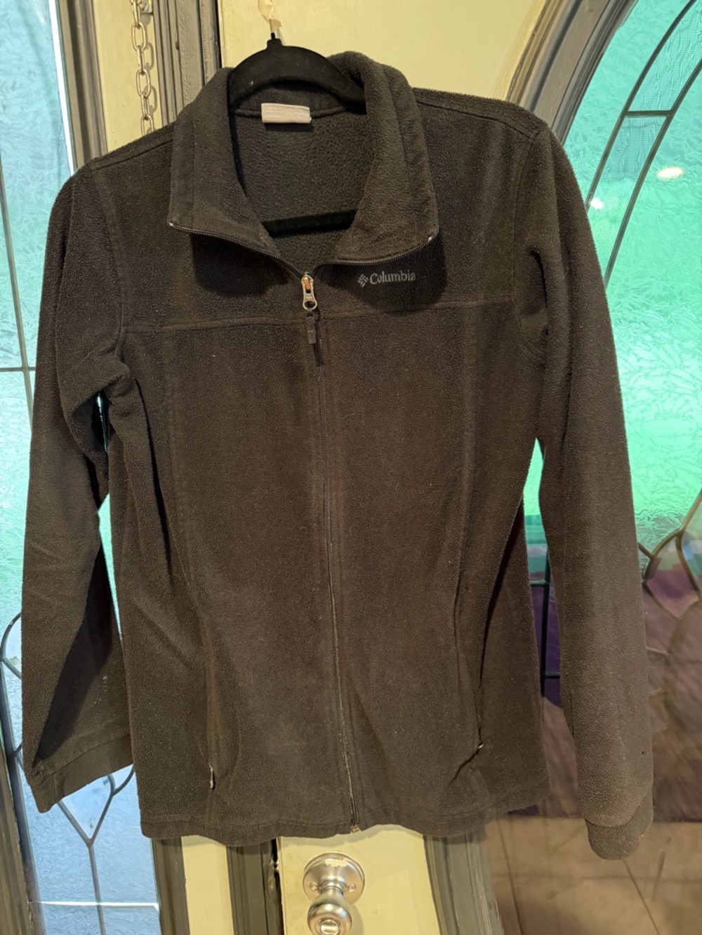Columbia Women's Black Full-Zip Teddy Fleece Jacket